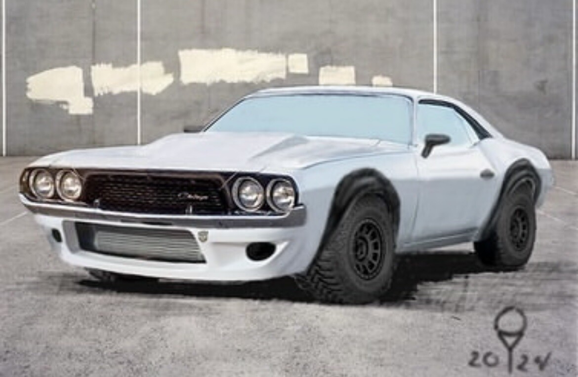 ArtStation Off road dodge challenger concept art