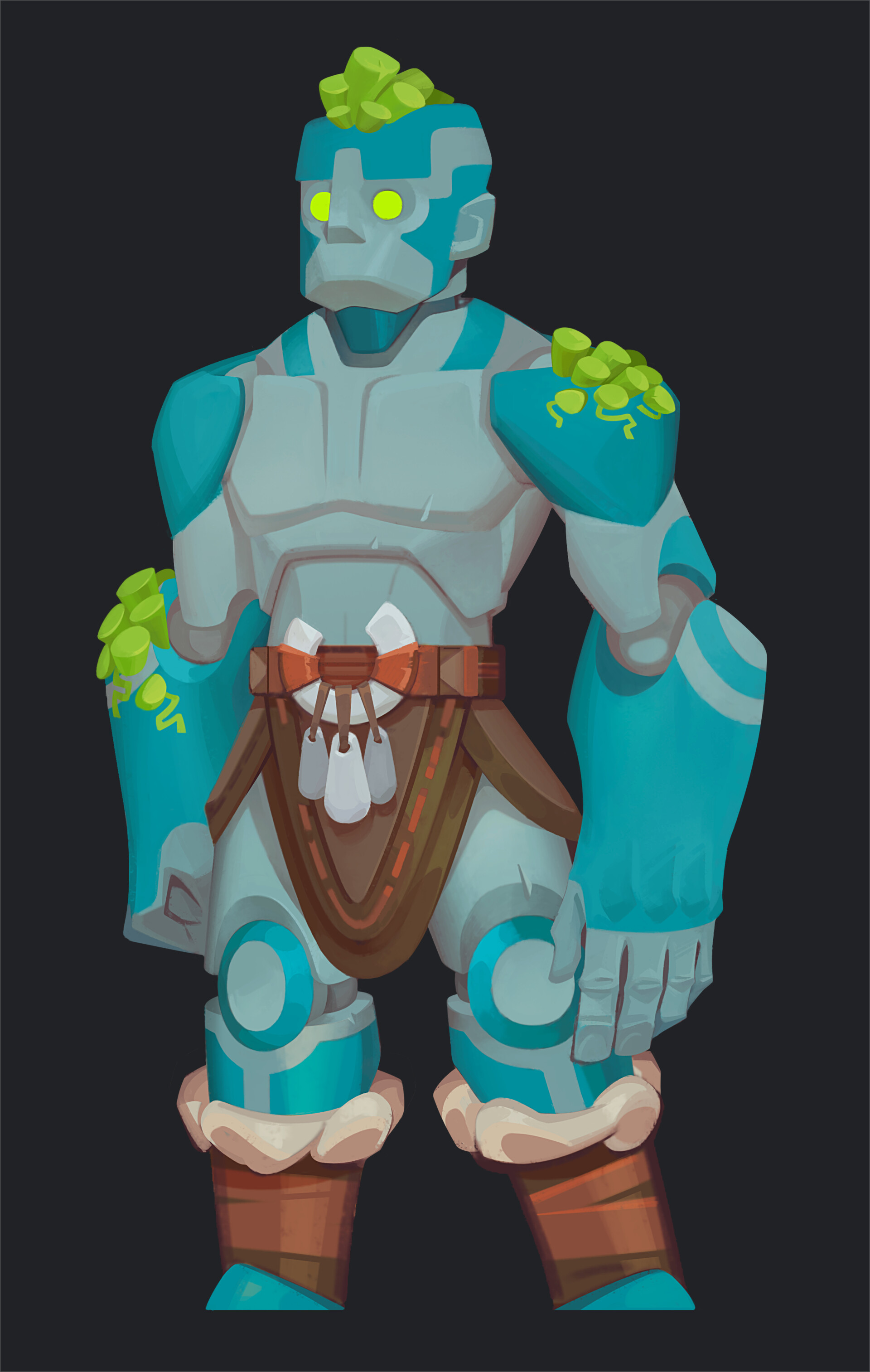 ArtStation - Stone Forest Guards（concept draft）