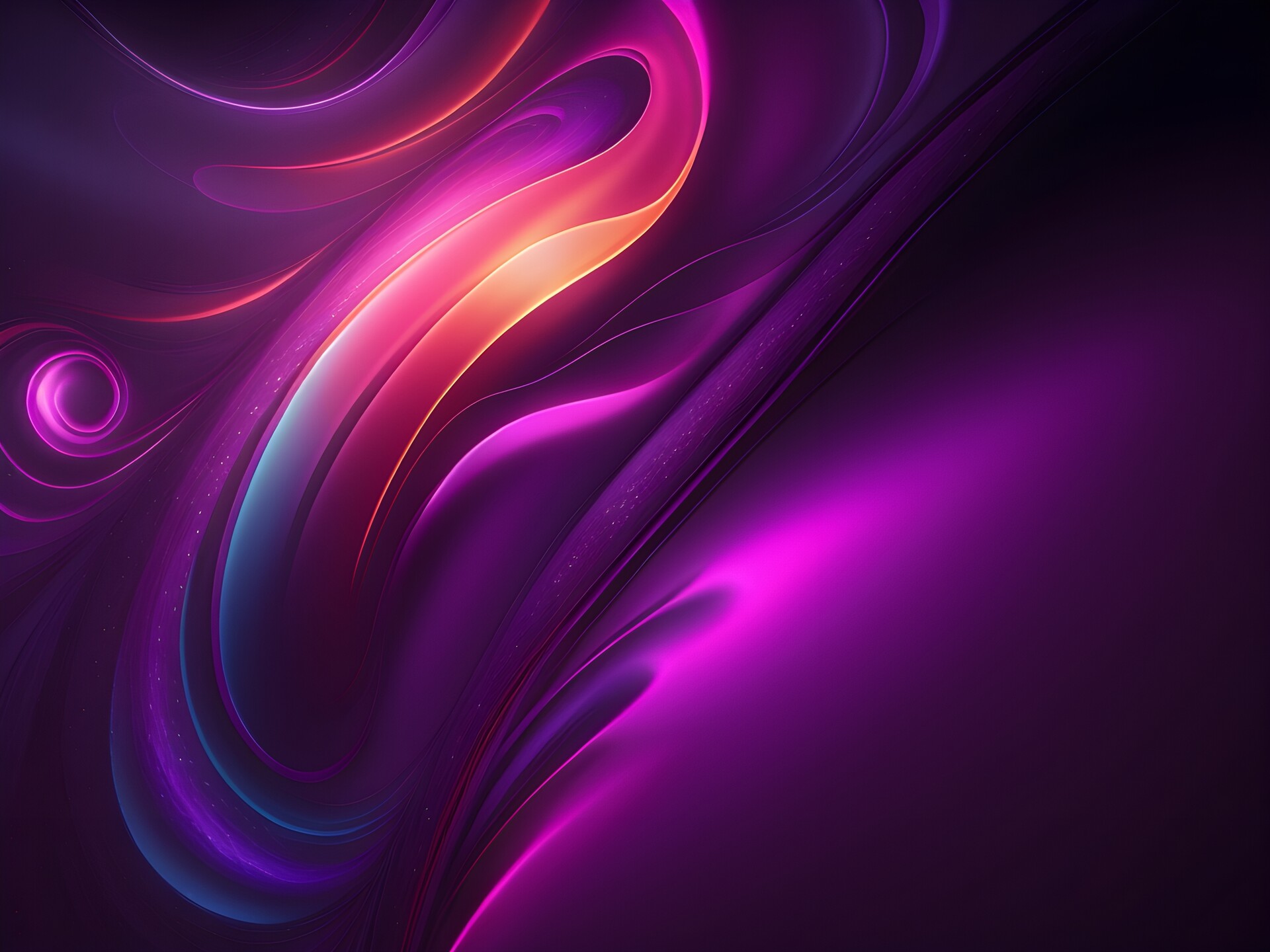 ArtStation - a purple background with a purple and orange swirl.