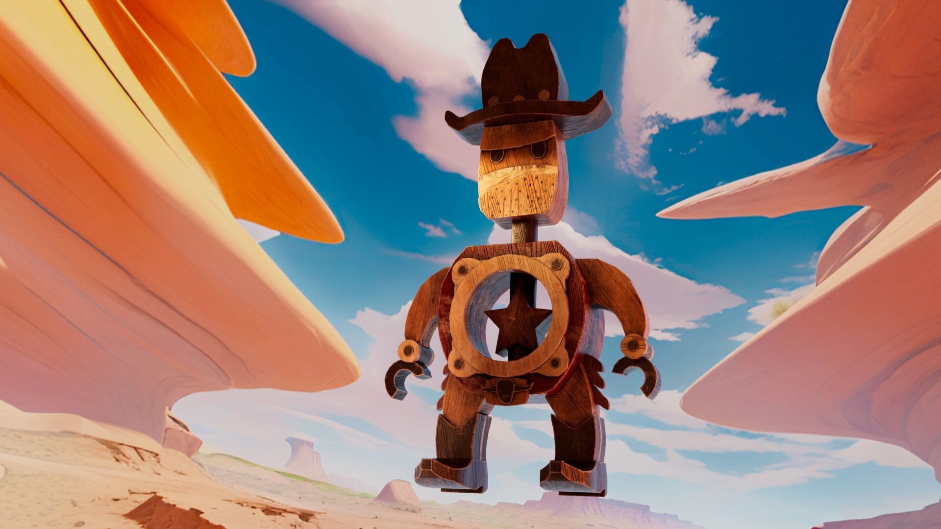ArtStation - Wooden Cowboy