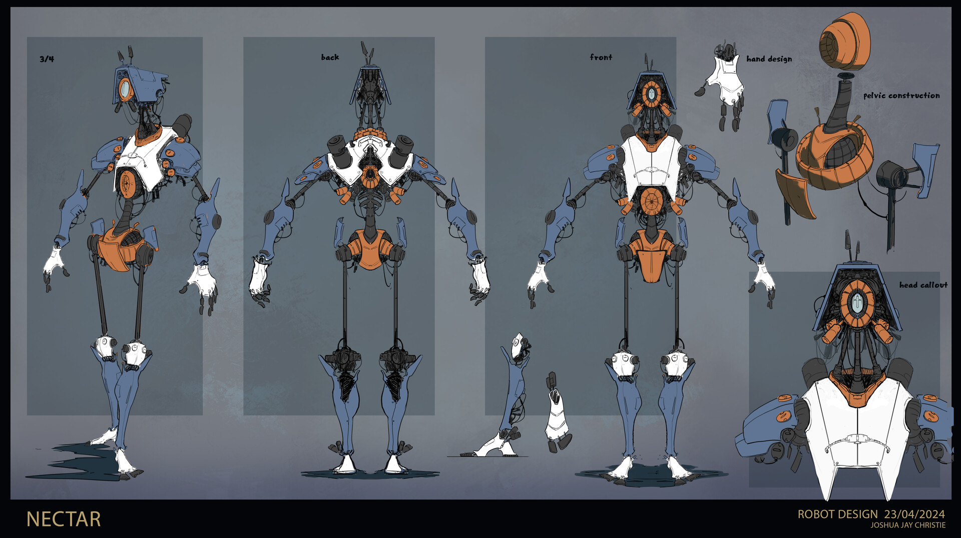 ArtStation Watch Tower Robot Design (Nectar)