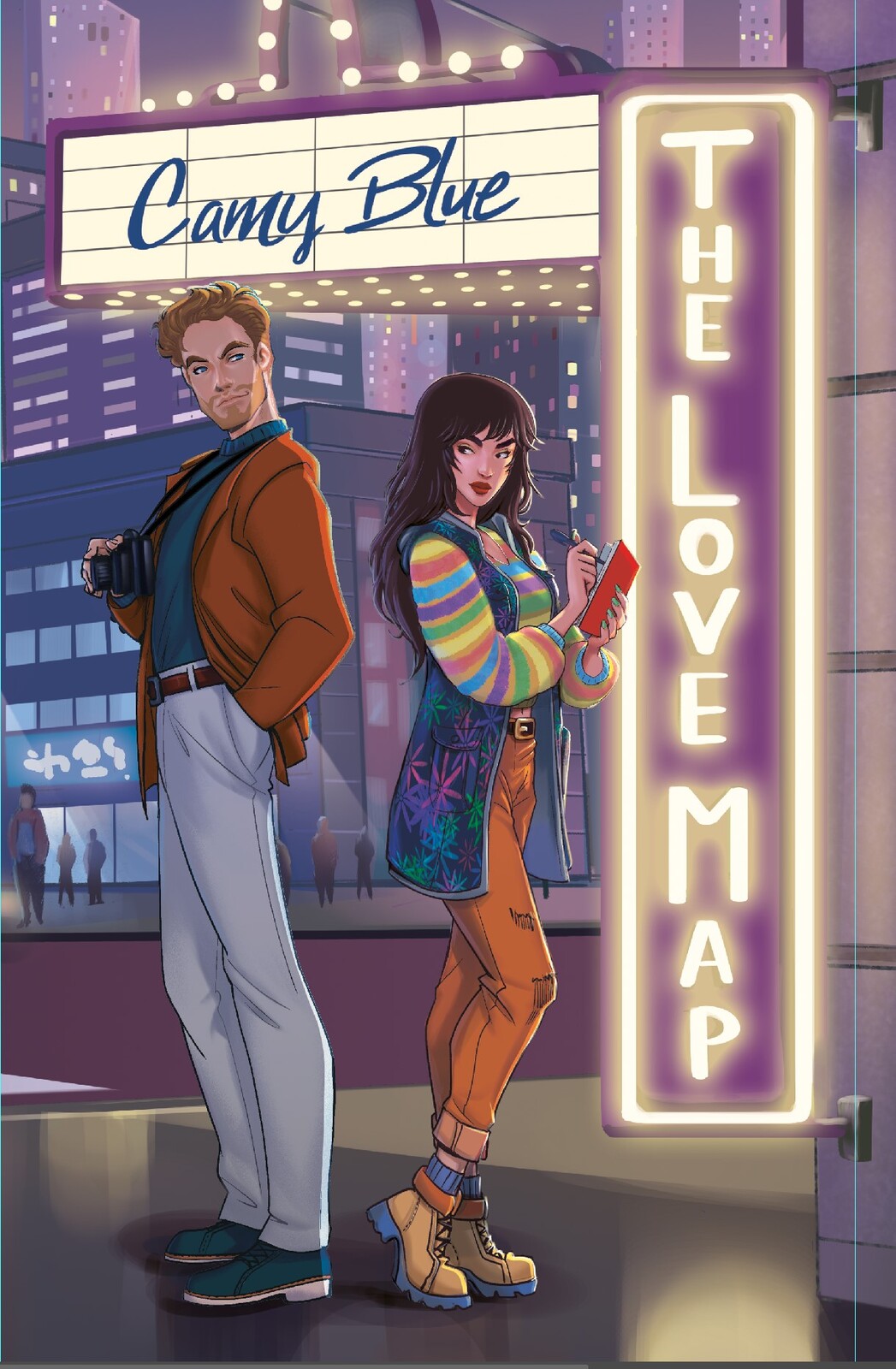 THE LOVE MAP by CAMY BLUE - COVER ART