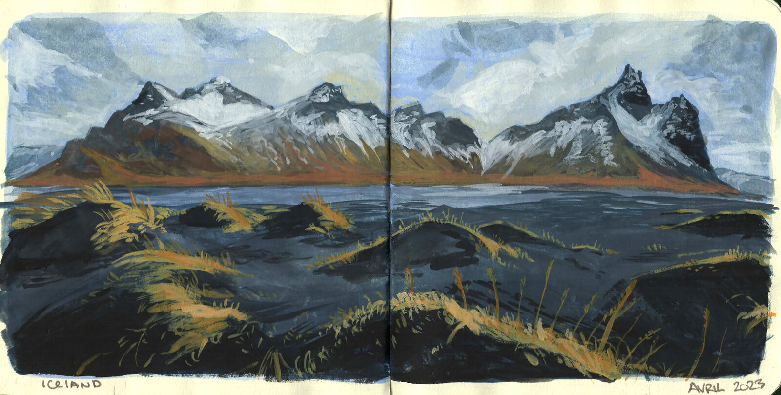 Gouache on Paper