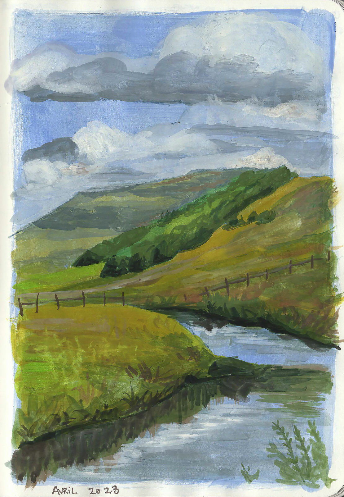Gouache on Paper