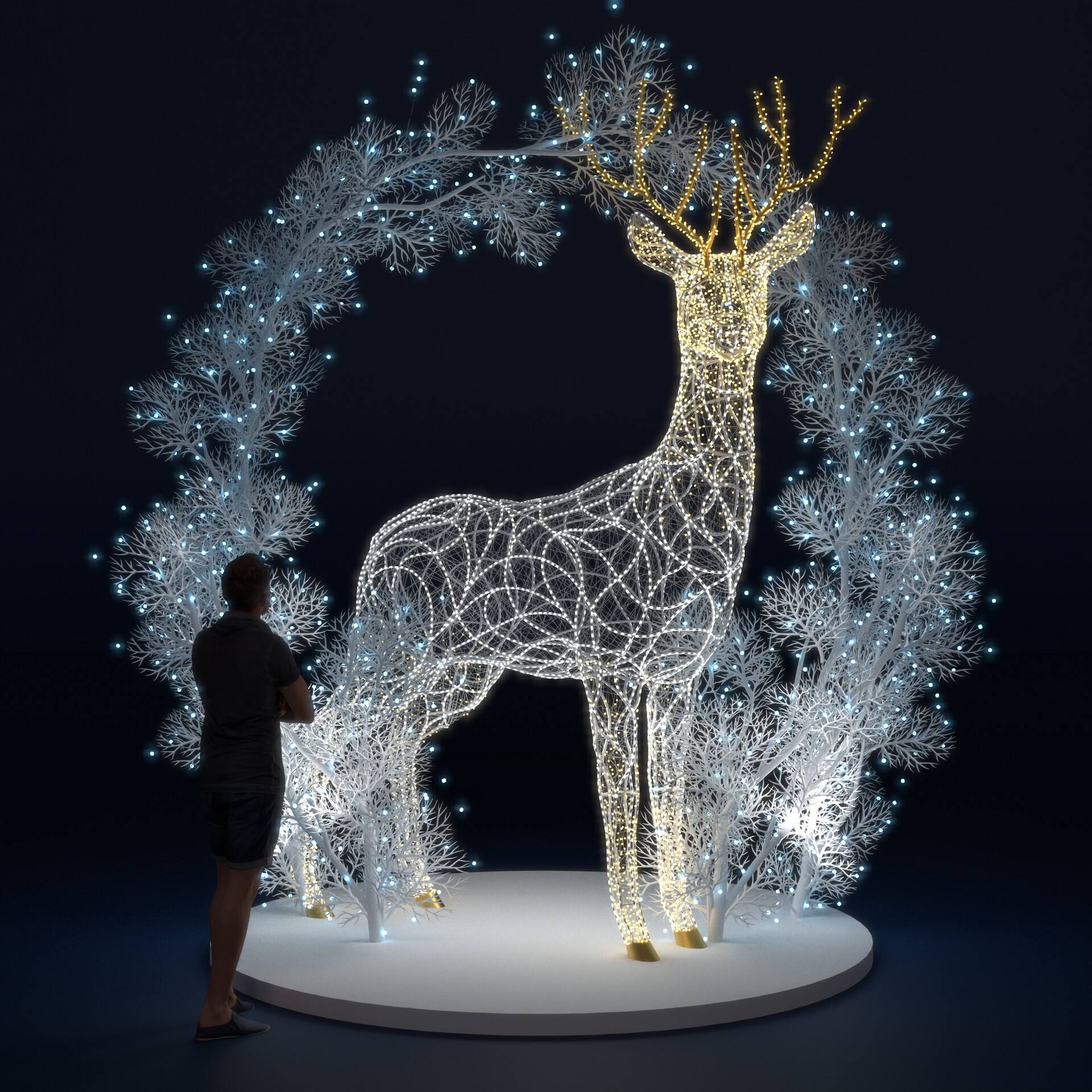 ArtStation Raindeer Animals and Bells collection Enchant Christmas story