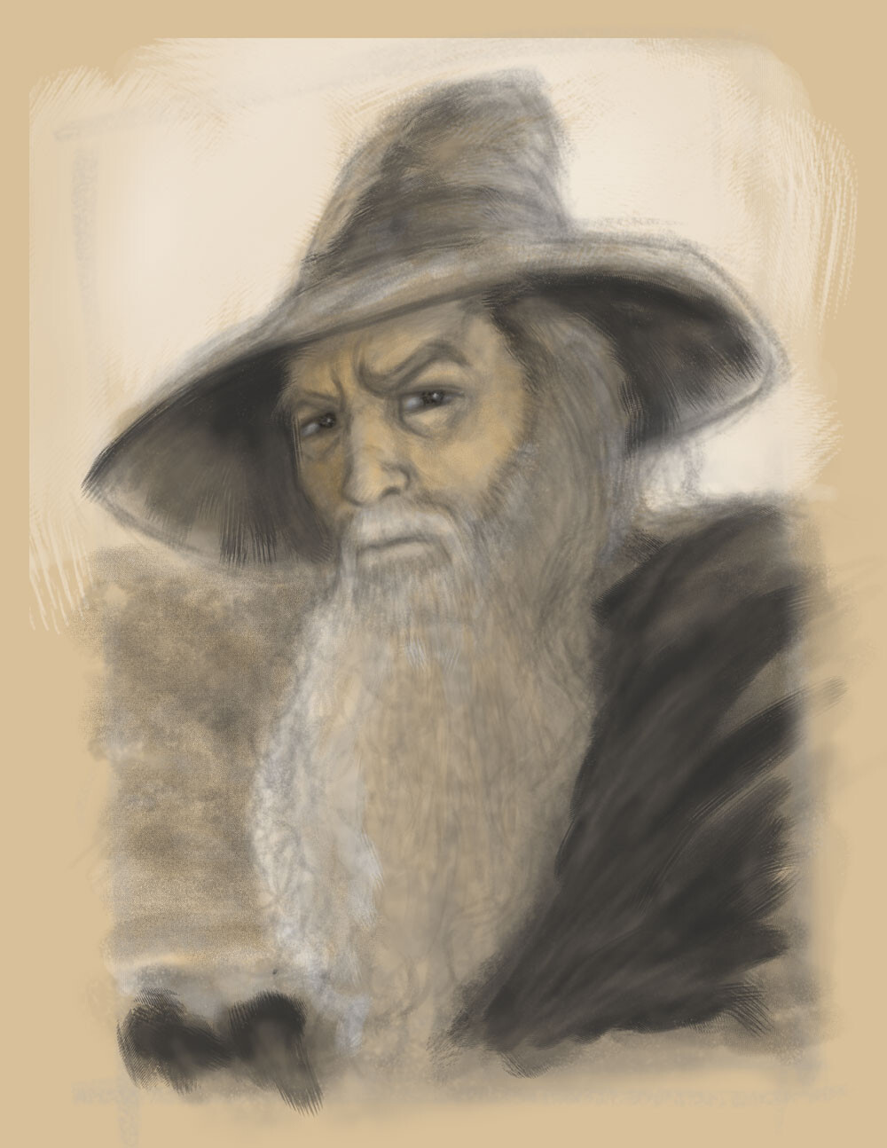 ArtStation - Gandalf Drawing