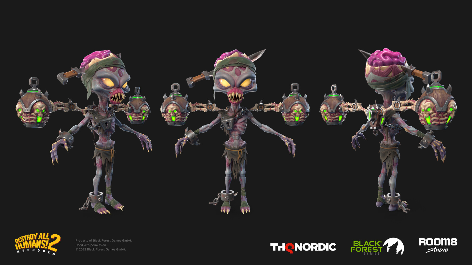 ArtStation - Crypto Skins (Destroy All Humans! 2)
