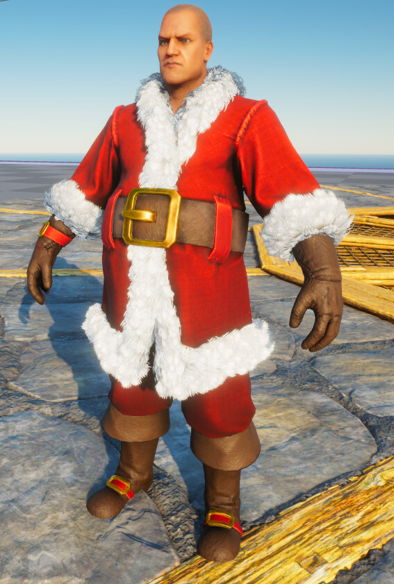 Santa Suit up-rezzed and remodeled.  Redid all the fur cards as well.