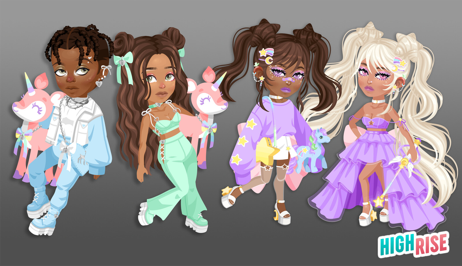 HighRise Avatars - Deerly &amp; Lambi Collection
