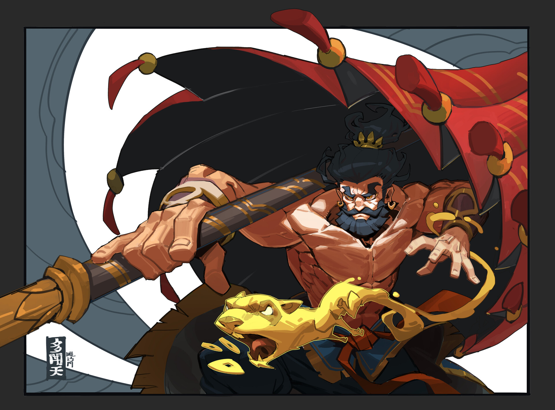 ArtStation 多聞天