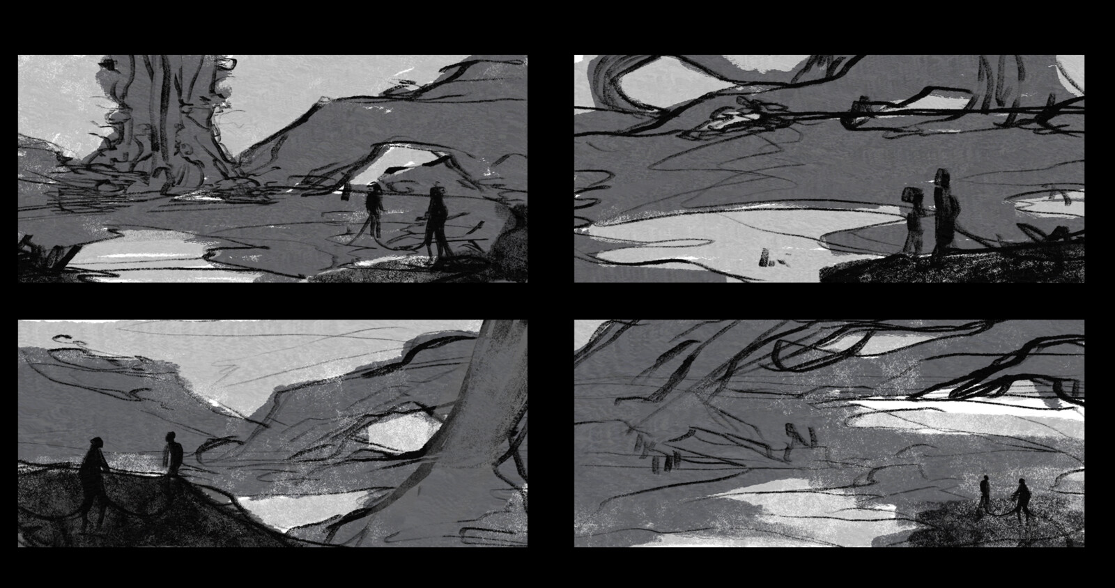 landscape sketches