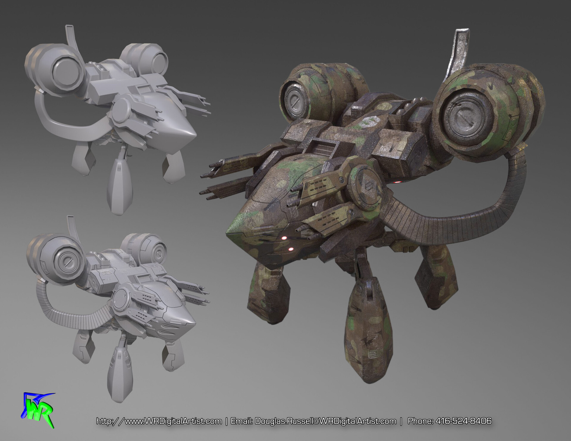 ArtStation - Spider Tank