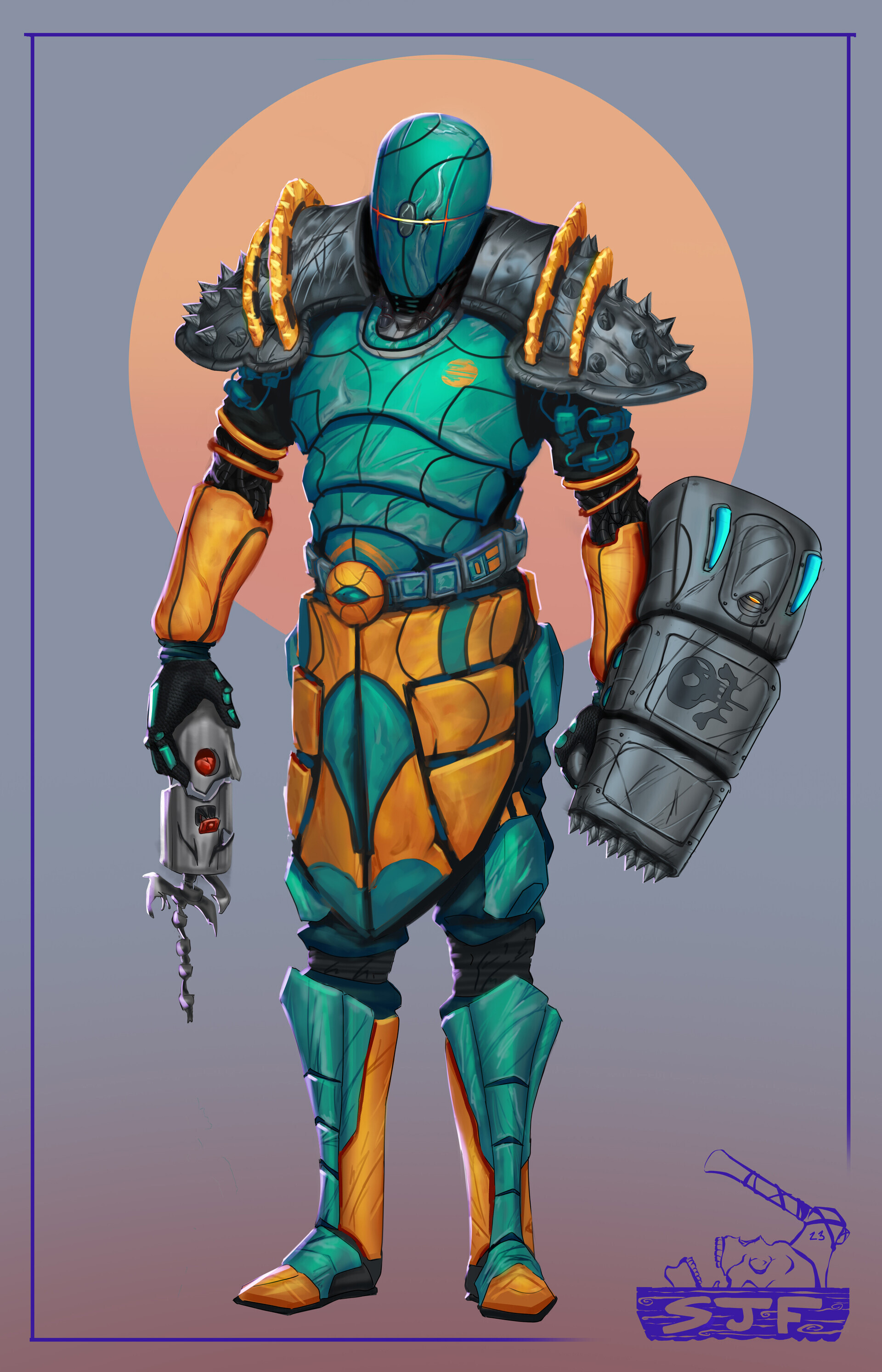 Sci-Fi Brawler Champion