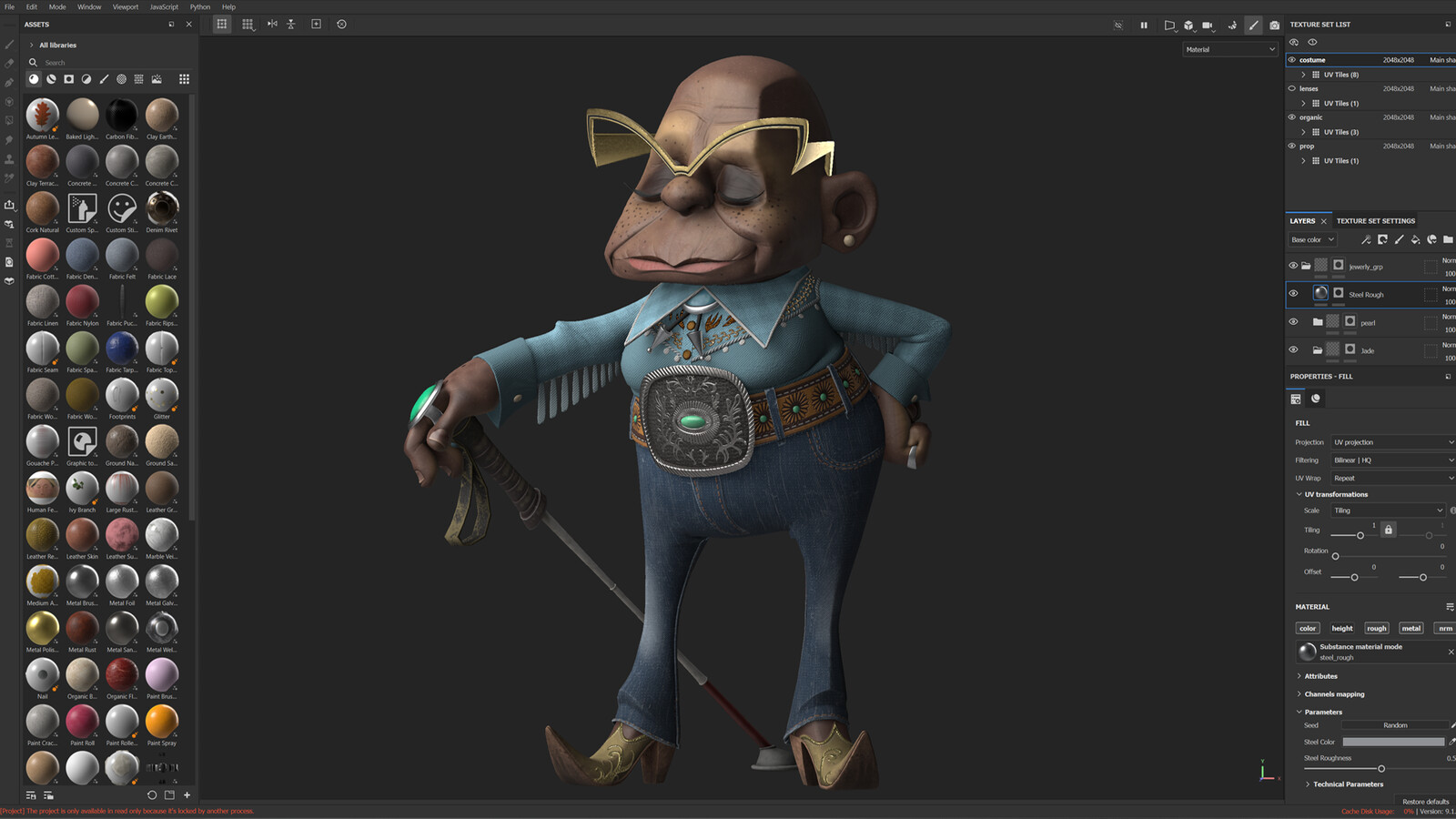 Peggy Substance Painter Screenshot