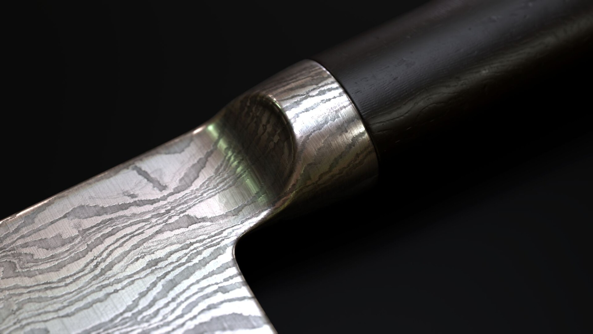 Damascus Steel Textures for Marmoset Toolbag 4 Library gallery image 3