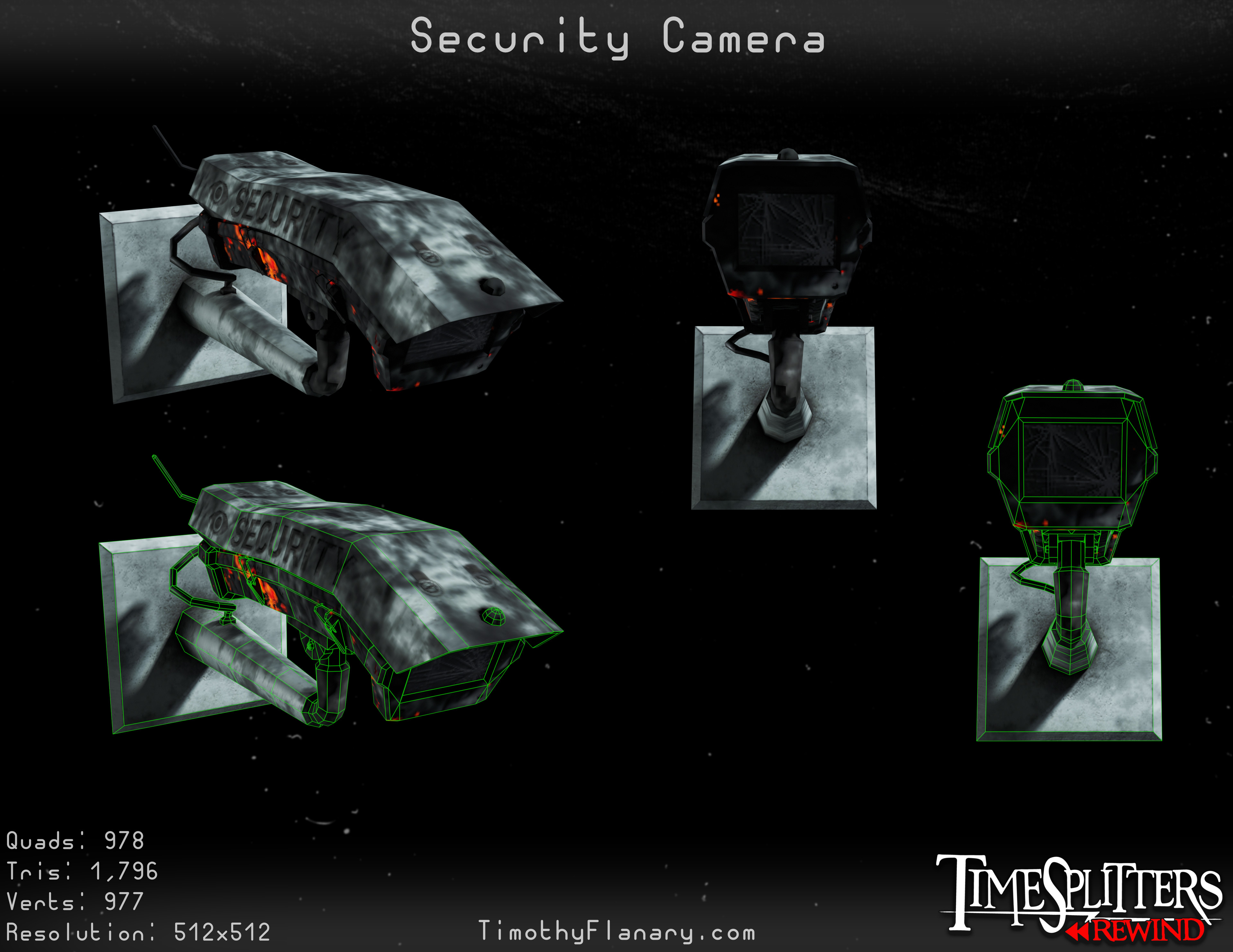 Security Camera (Damaged)