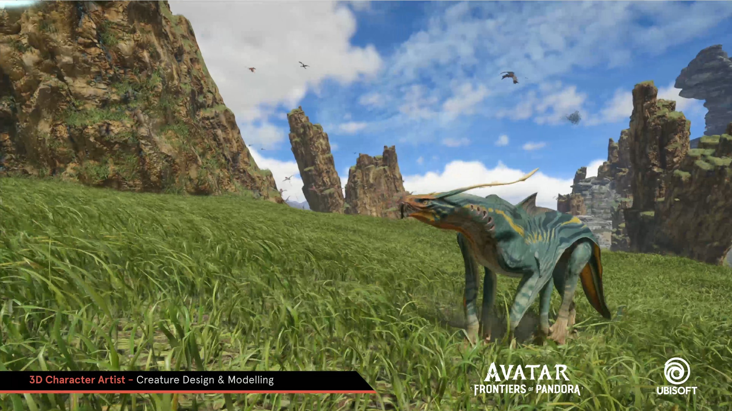 Avatar Frontiers of Pandora shots have been recorded by Will from An Ecologist Plays. You can find his YouTube channel here:
https://www.youtube.com/watch?v=xXwe8KUaBMU
