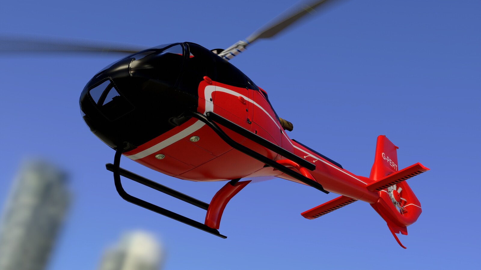 Helicopter Airbus H130 - Collection Examples - Livery Airbus Generic 2 - Rendering 5