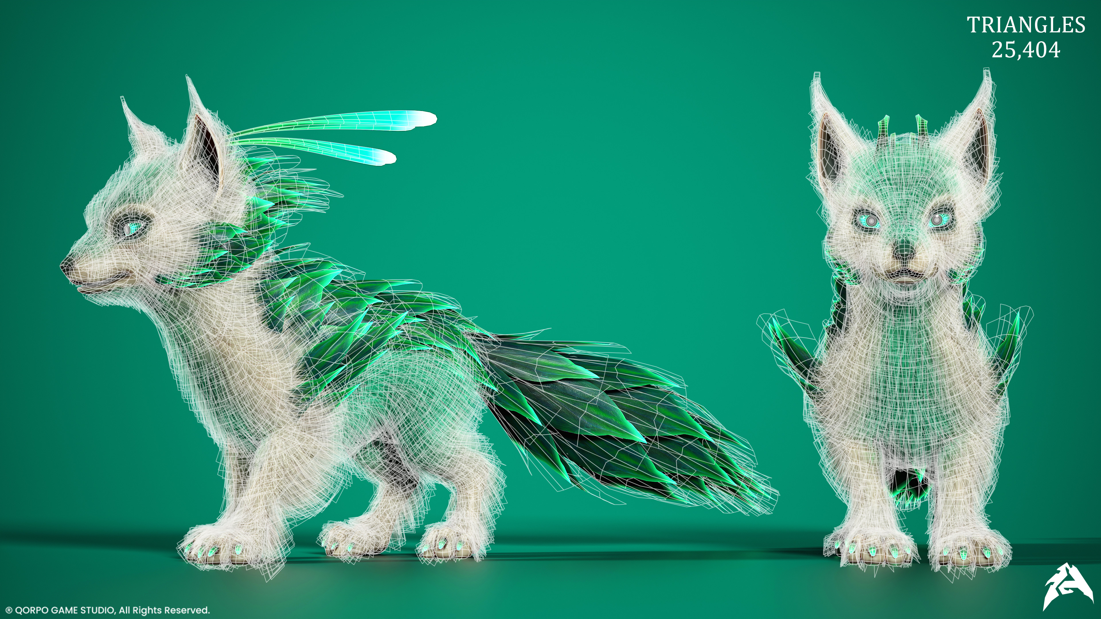 Nature Wolf Lvl2 Wireframe
