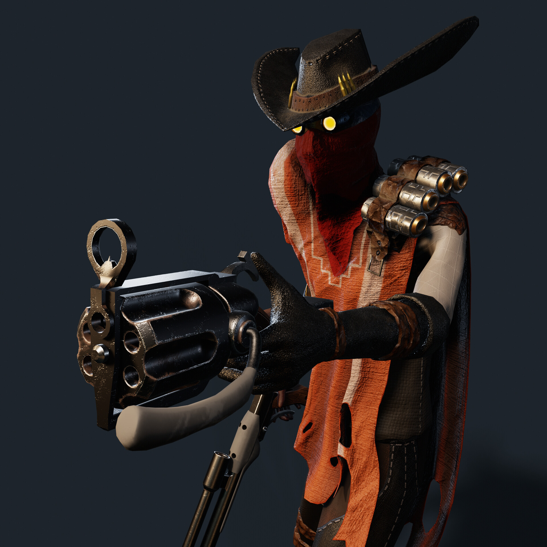 ArtStation - High Noon Jhin, image size:1920x1920