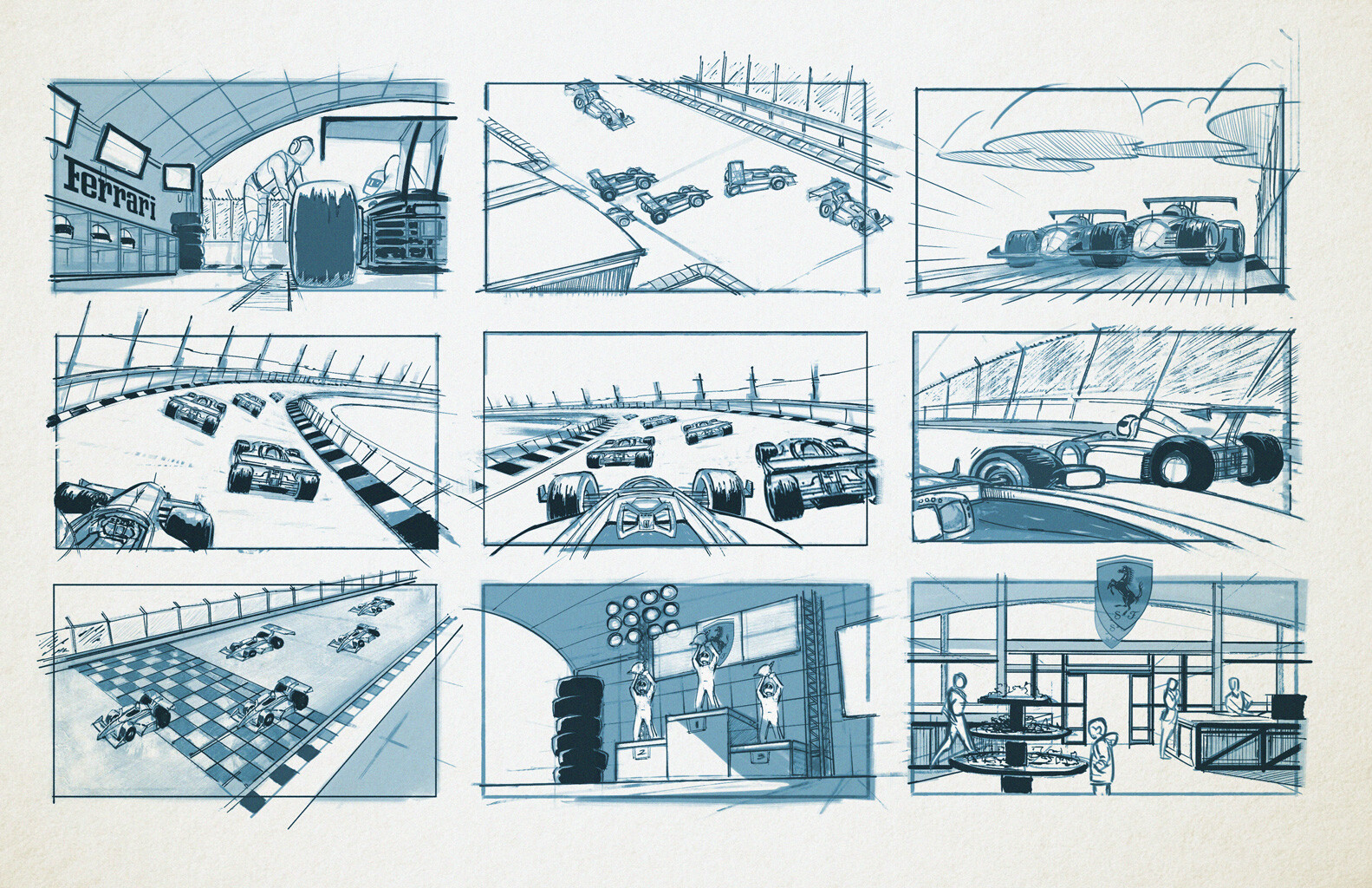 The Grid Story Boards