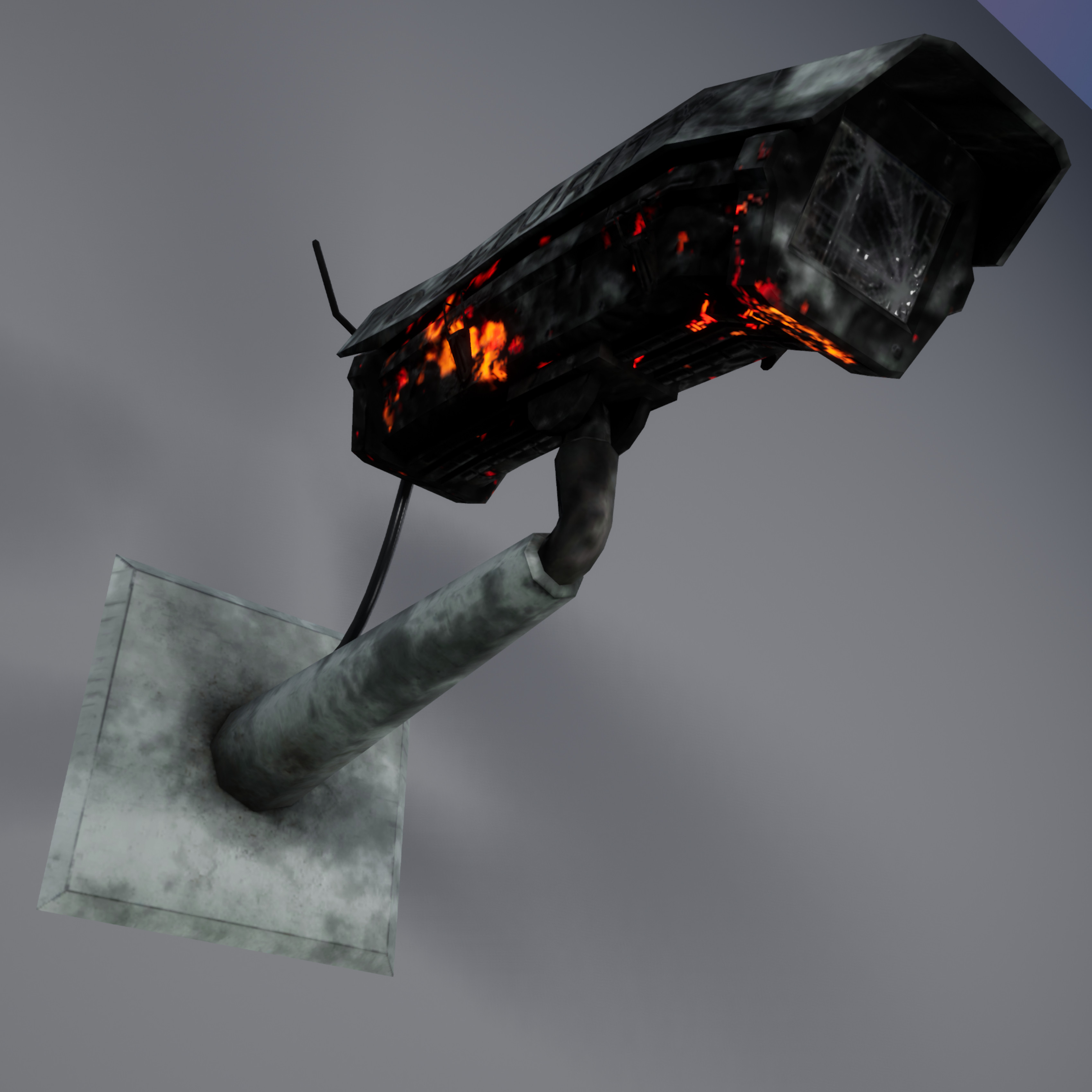 Security Camera (Damaged) in Unreal Engine 4.25.4.