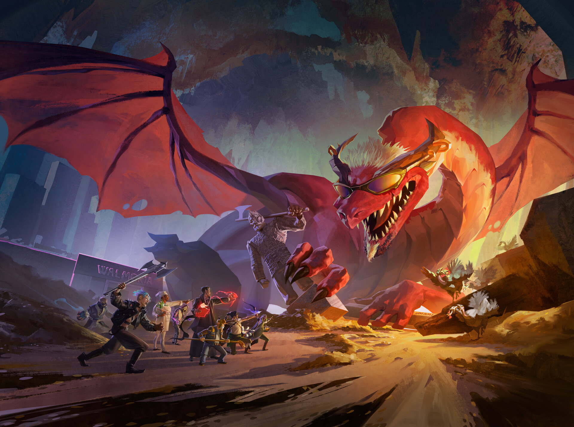 ArtStation - Monsters of Murka: Restaurants & Retail