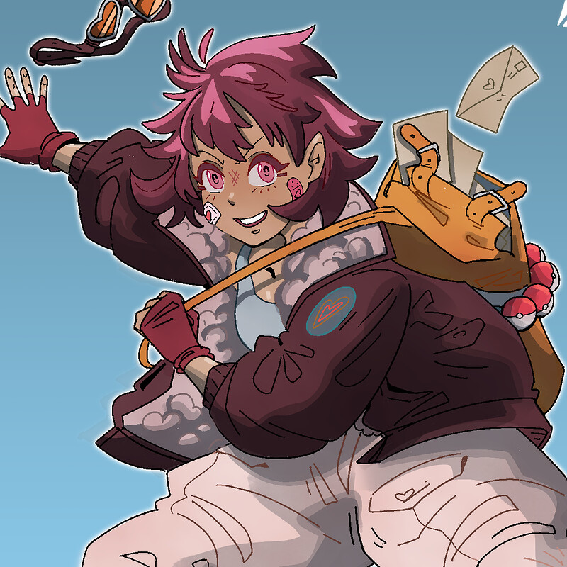 OC- Pokemon Gym Leader Fanart/Study