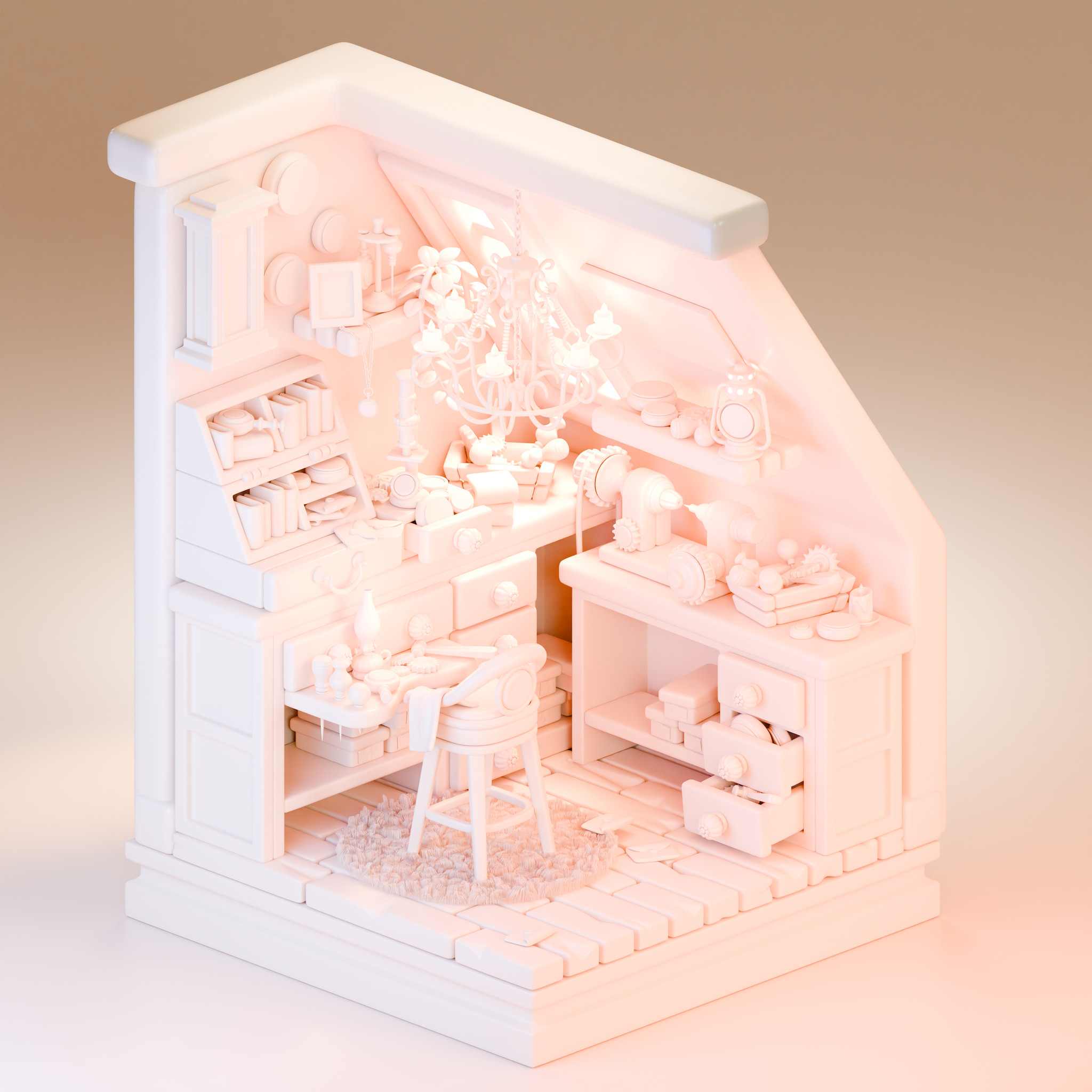 Clay Render