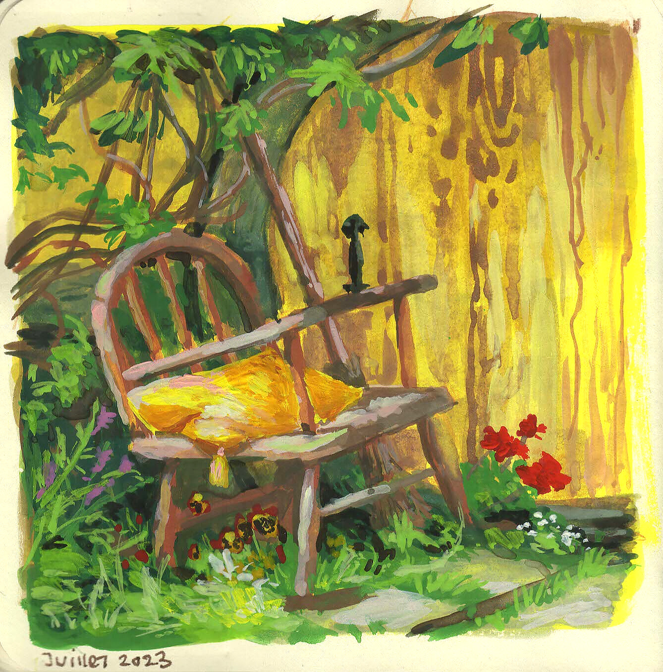 Gouache on Paper