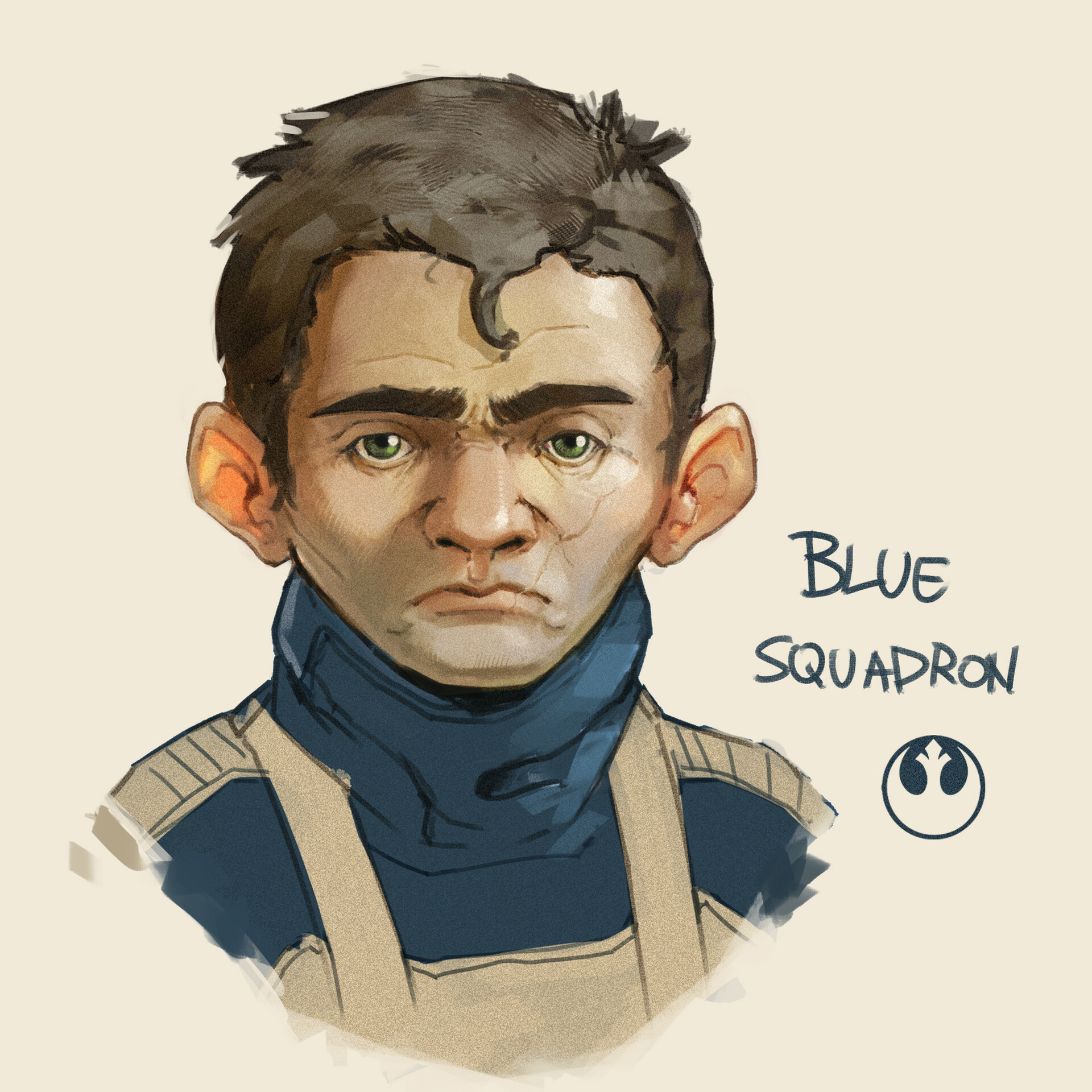 ArtStation - Blue squadron pilot