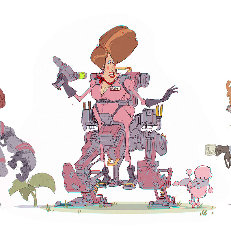 Character Lineups for shelved project