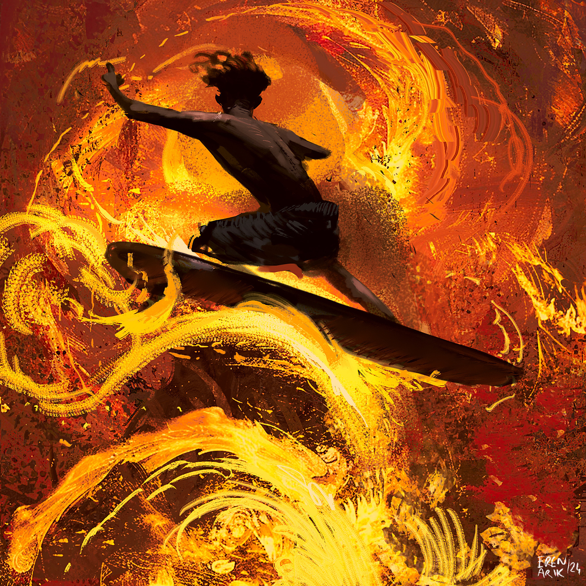 Waves of fire