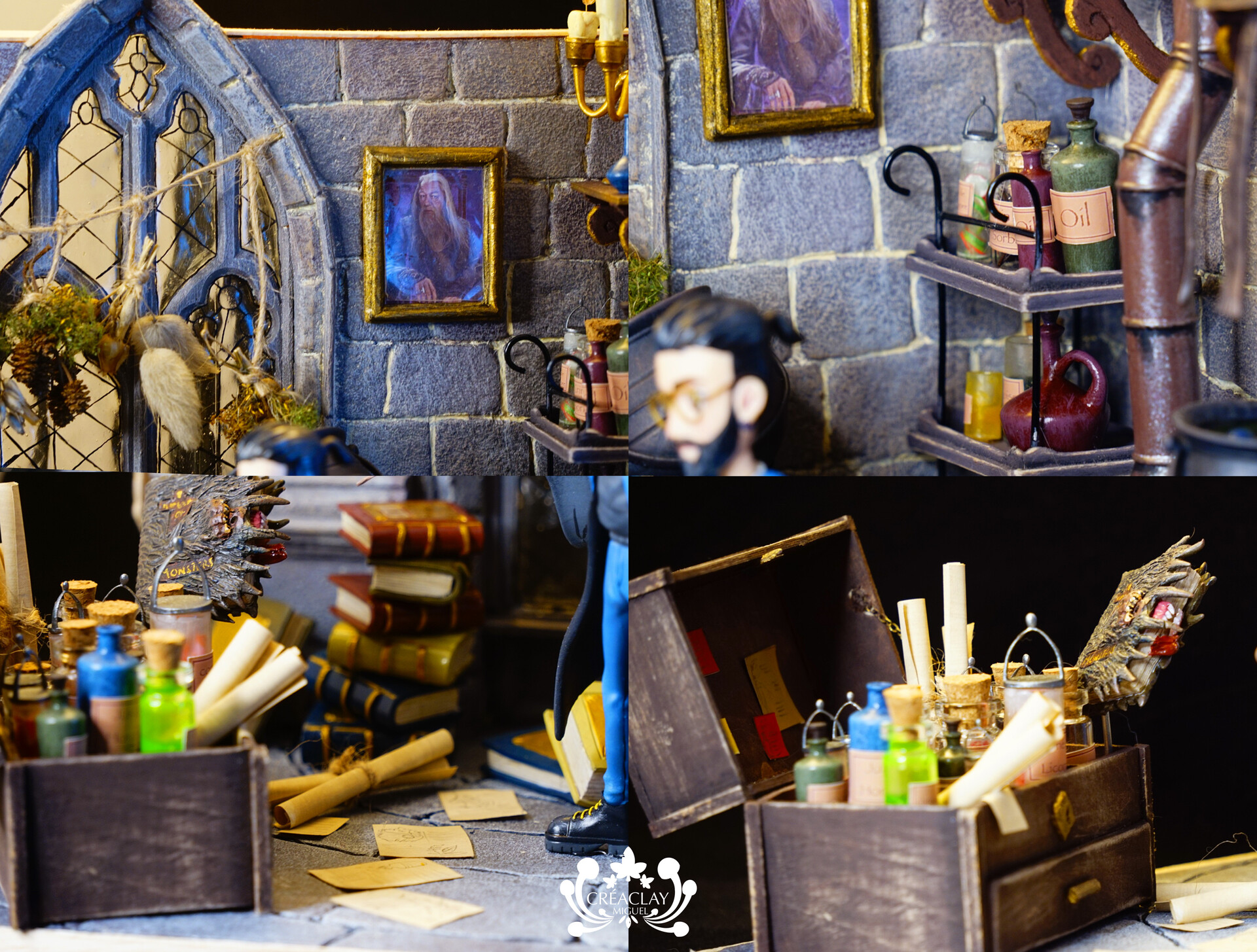 ArtStation - diorama Harry Potter