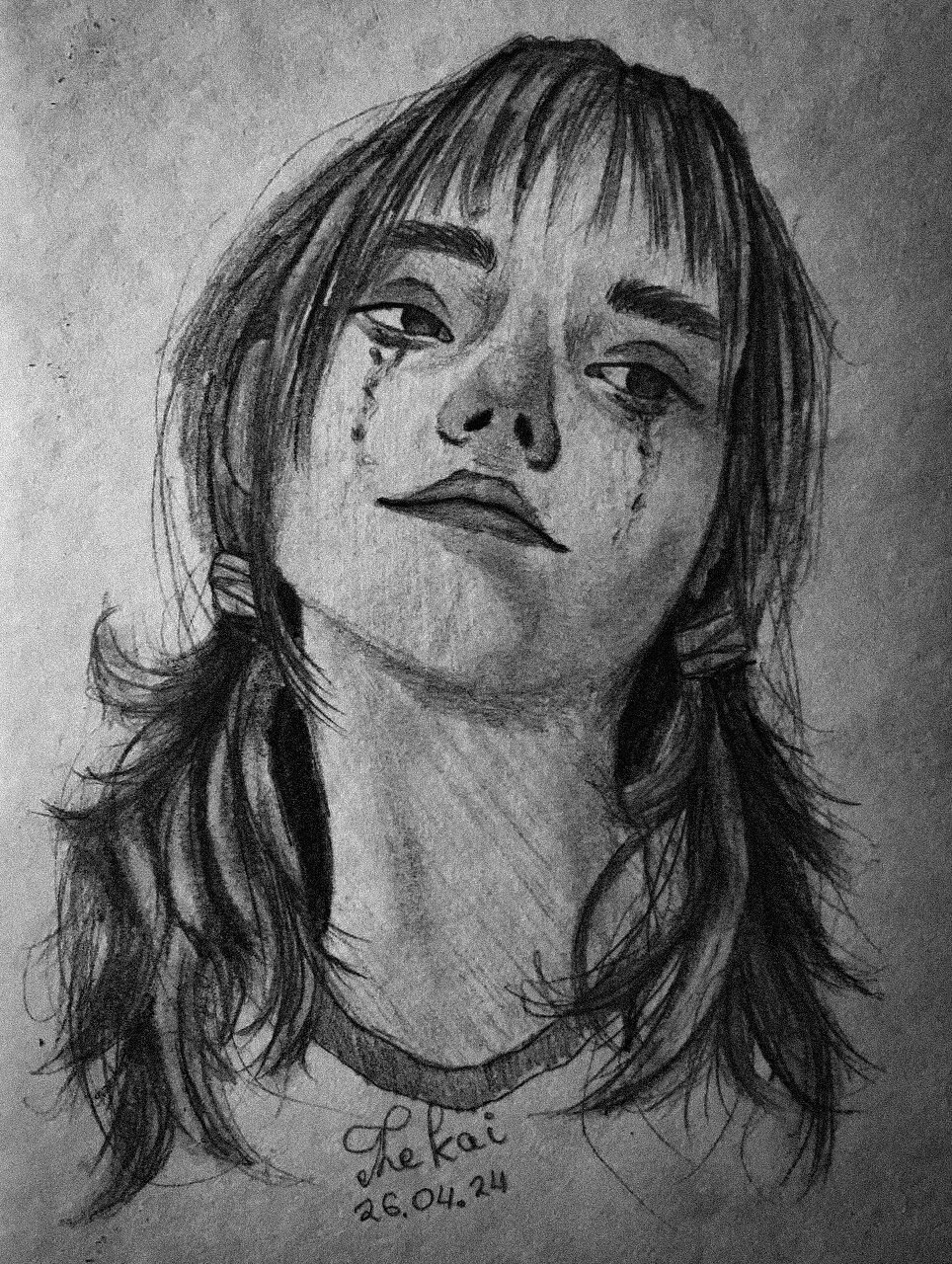 ArtStation - Crying girl A6