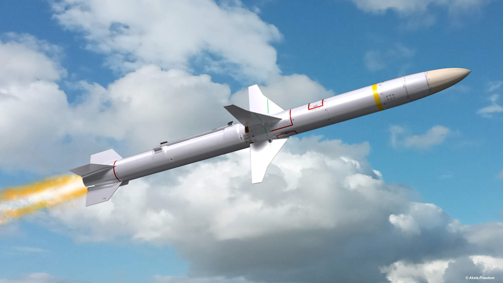 AGM-88E AARGM

Link for 3D model:
https://www.cgtrader.com/3d-models/military/rocketry/agm-88e-missile