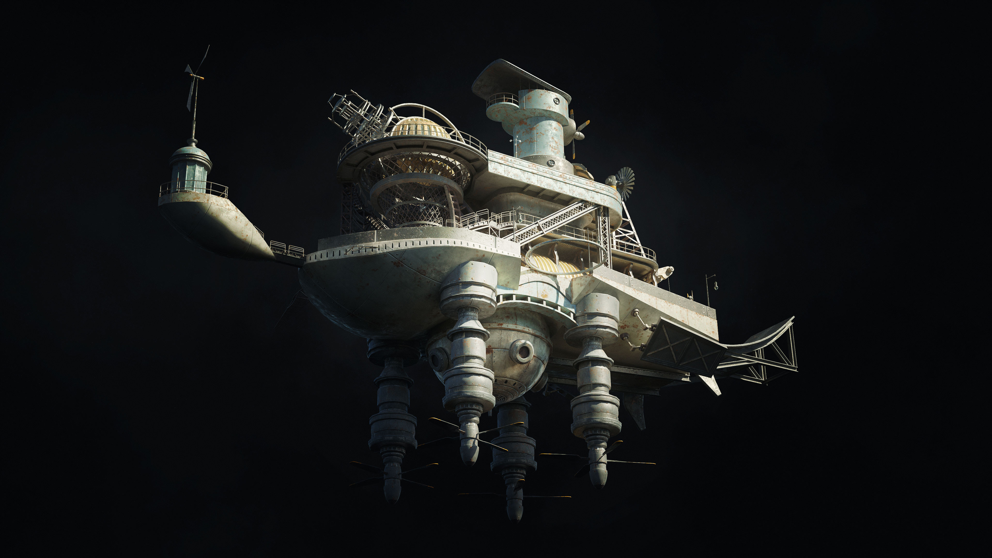 KitBash3D - "City in the Sky" - Premium 3D Asset Kit