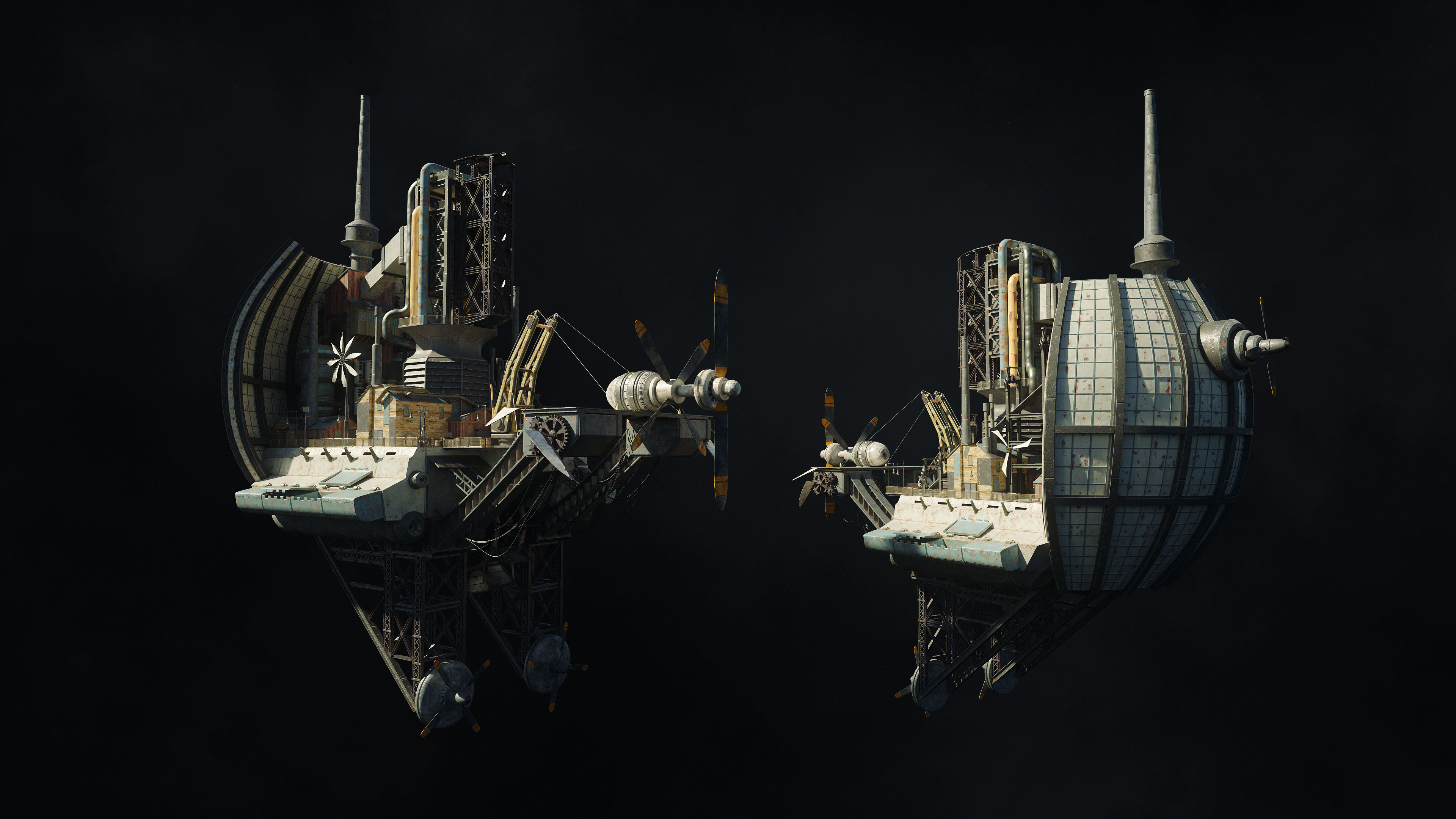 KitBash3D - "City in the Sky" - Premium 3D Asset Kit