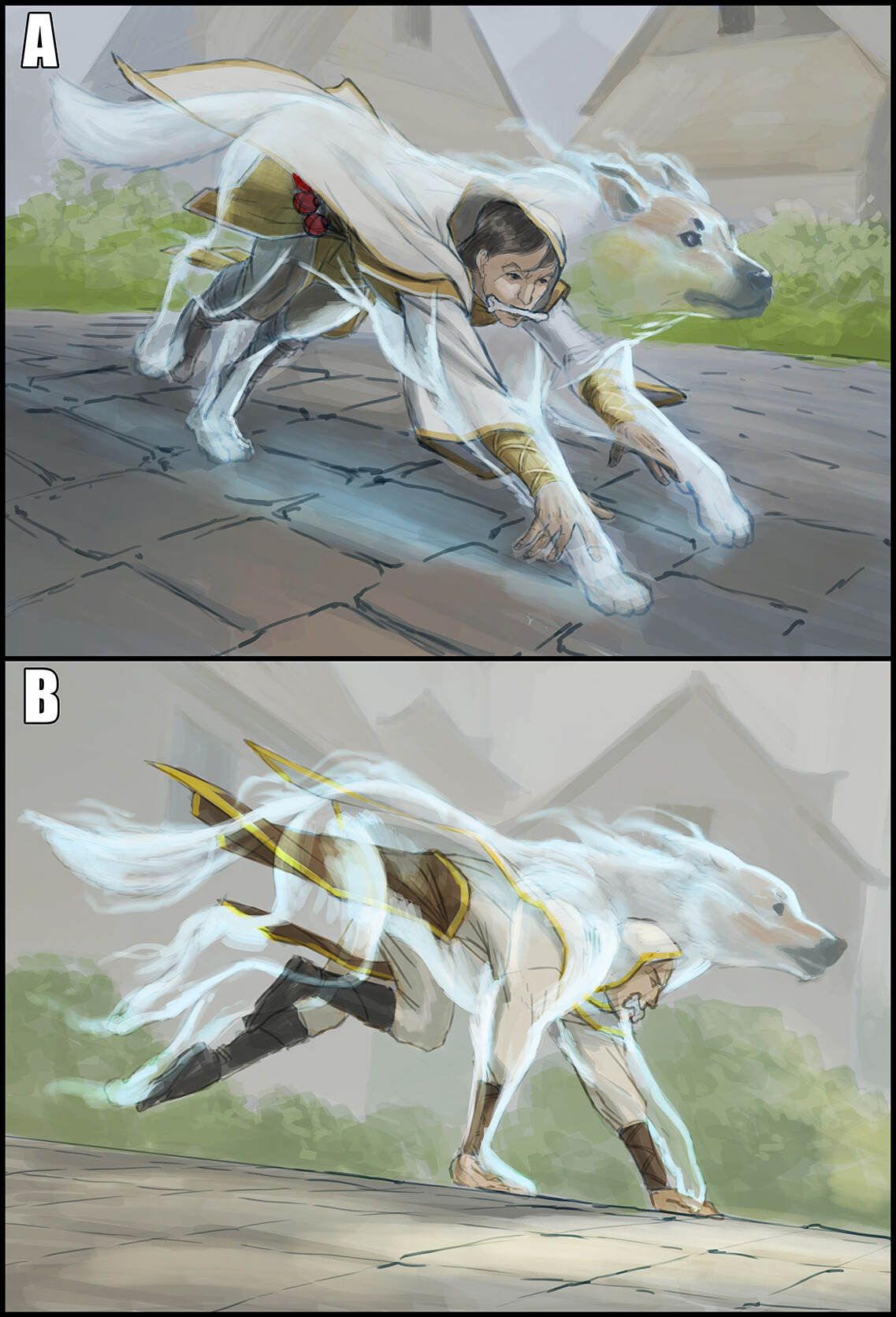 ArtStation Dog Umbra Magic the Gathering