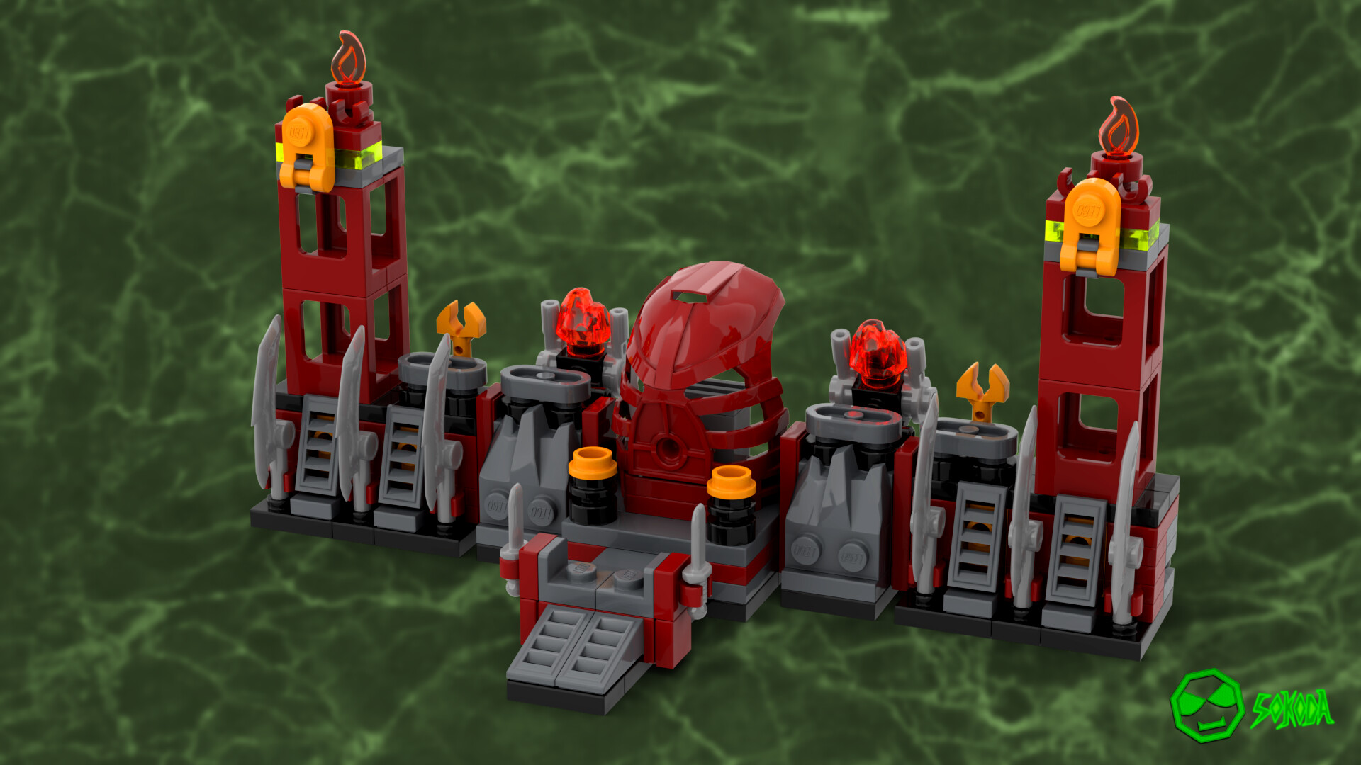 ArtStation Mini Battle of Metru Nui SWB 96