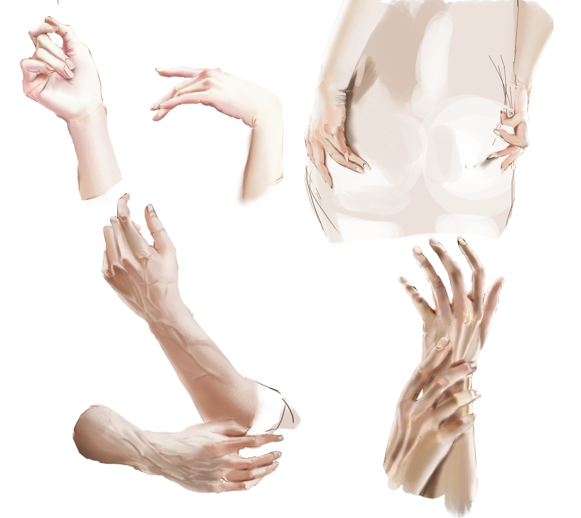 ArtStation - Hands Study #4