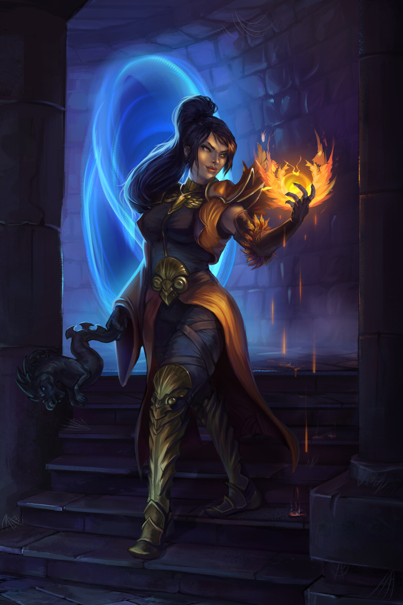 ArtStation - Diablo 3 Wizard, image size:1333x2000