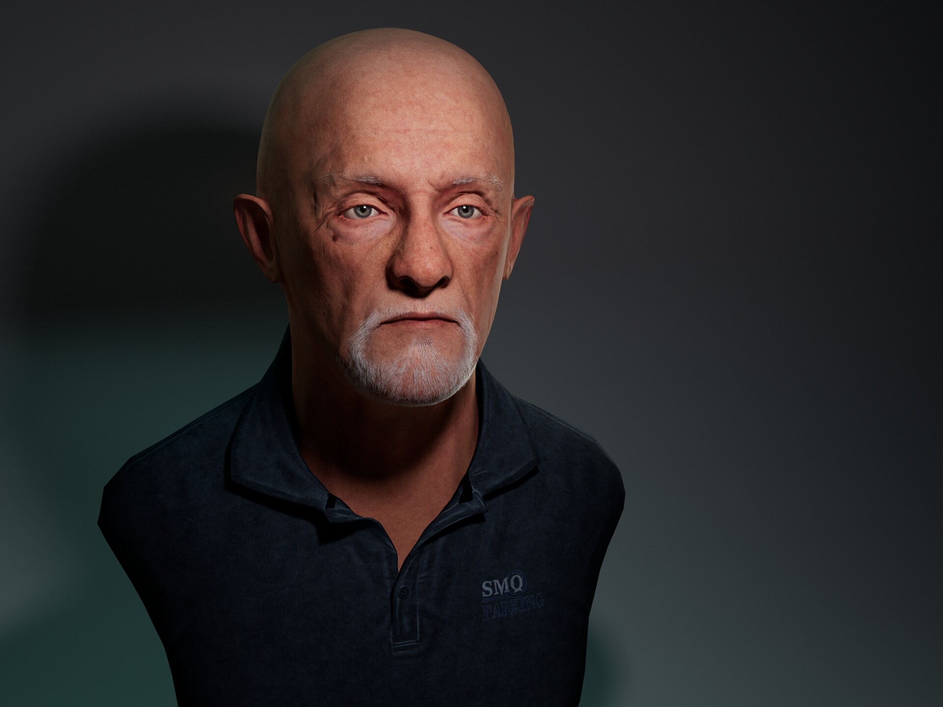 ArtStation Jonathan Banks Likeness Study Mike Ehrmantraut