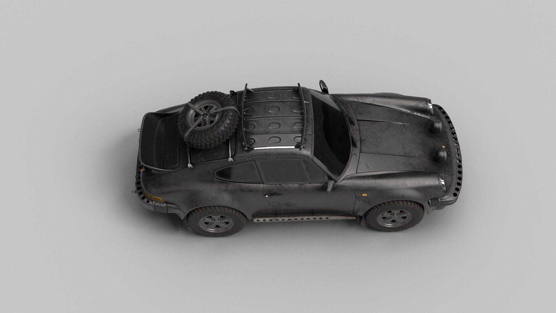 ArtStation - Porsche 911 Safari (964 Twin Turbo)