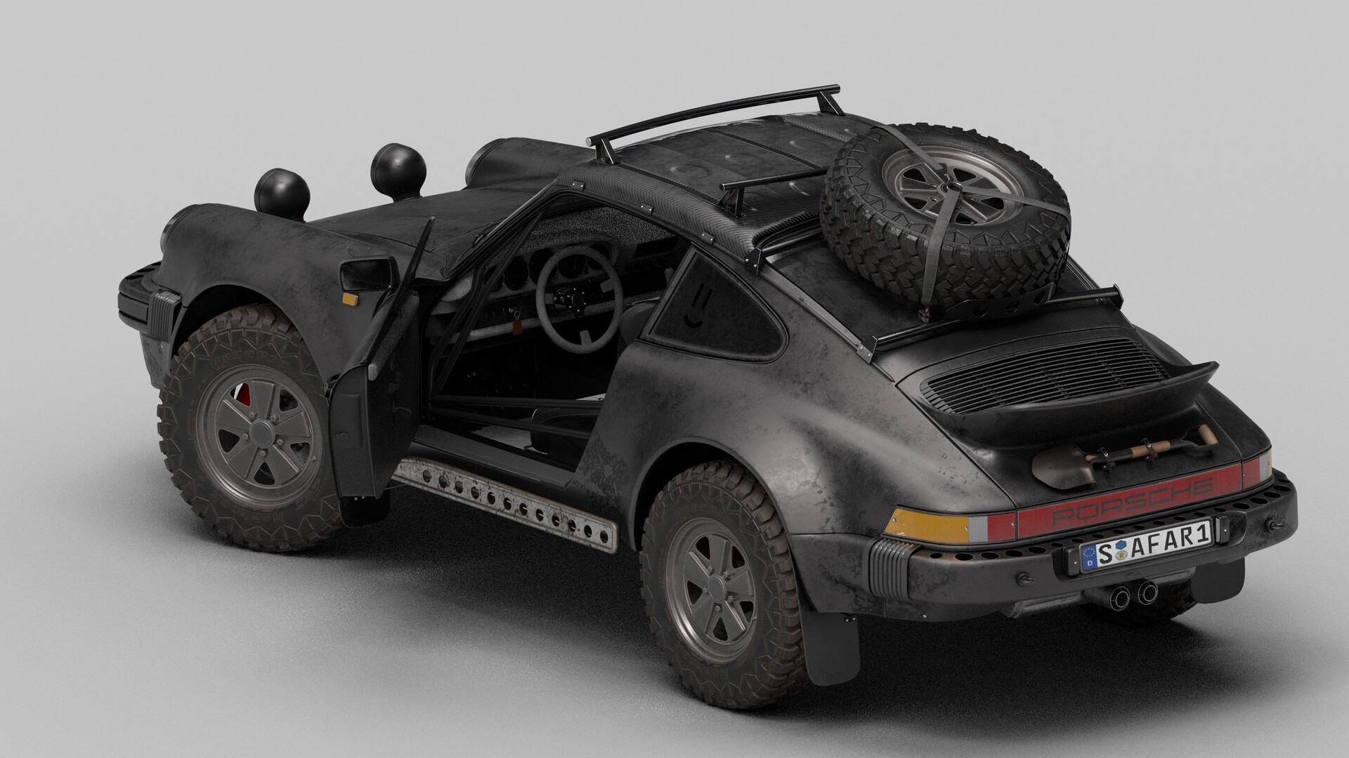 最高級 ArtStation - Turbo) Twin (964 Safari 911 Porsche 自動車