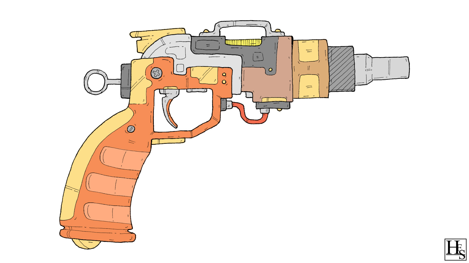 ArtStation - Bounty Hunter Blaster Pistols, Sketch Collection ArtStation - Bounty Hunter Blaster Pistols, Sketch Collection