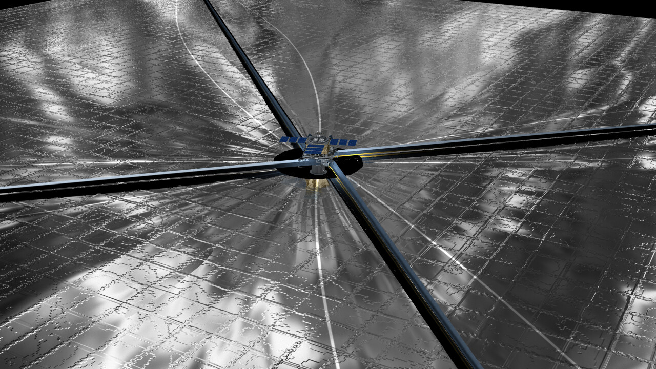Solar Cruiser, angle view.