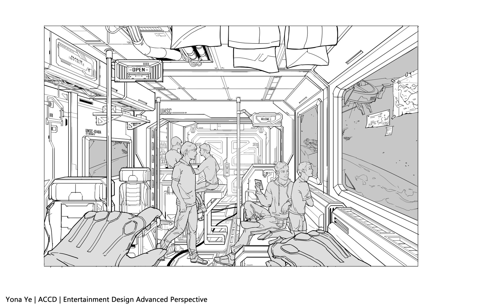 train interior design