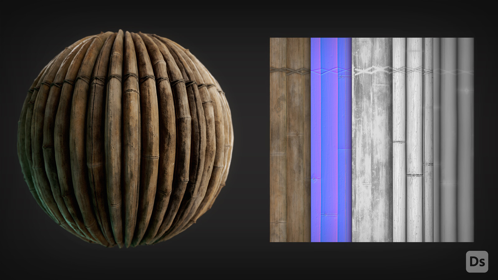 BaseColor-Normal-Rougfness-Ao-Height