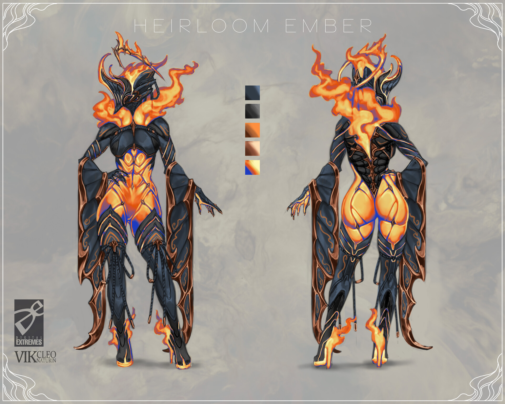ArtStation - Warframe - Ember Heirloom